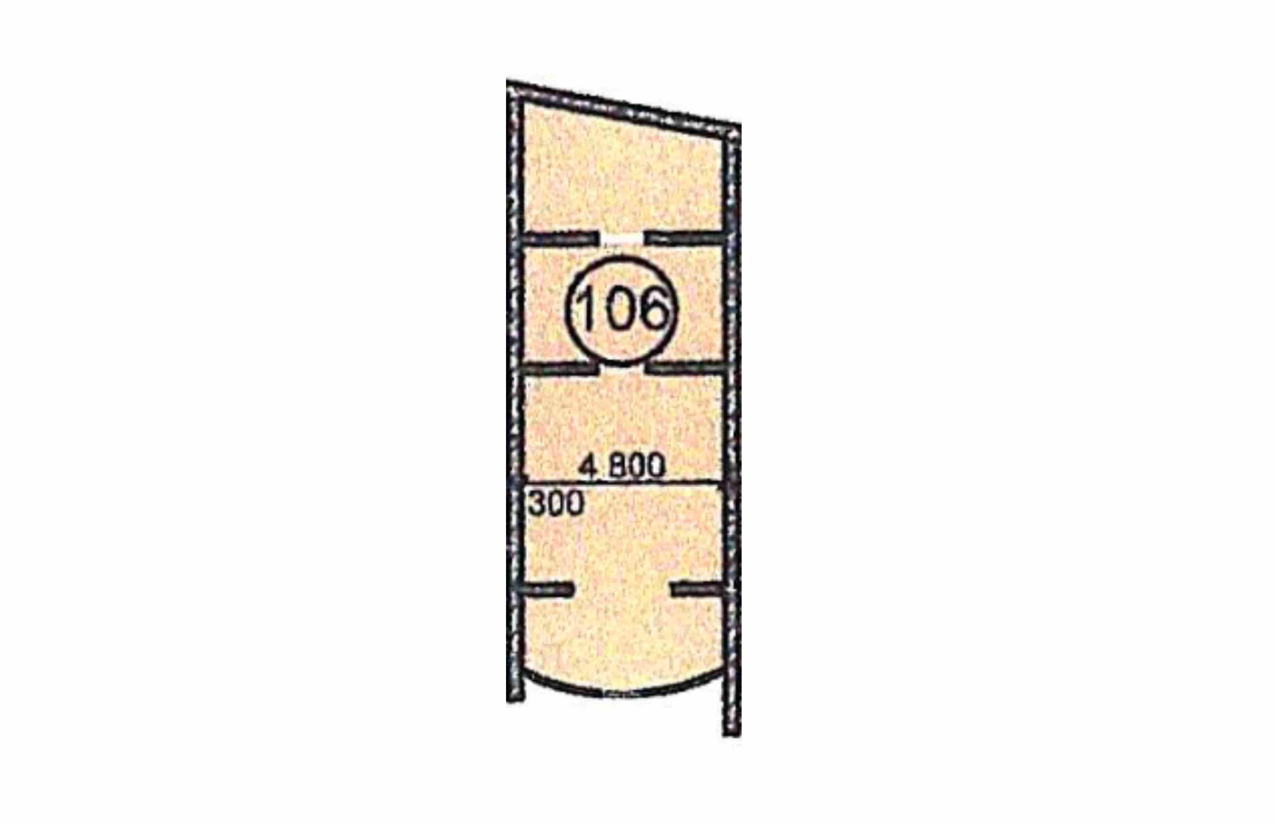 1-комн. апартамент №106, 1 эт., корп. Корпус 1, Иррей