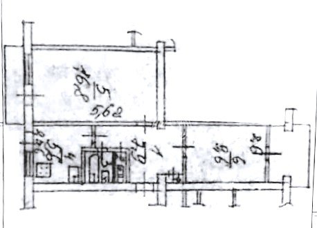 2-к квартира 43.2 м² 1/5 эт., Ялтинская — фото 1