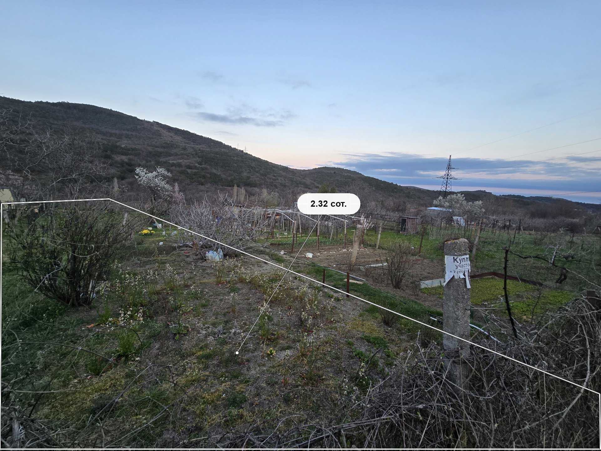 Участок 2.32 сот. СНТ, Нижняя Кутузовка