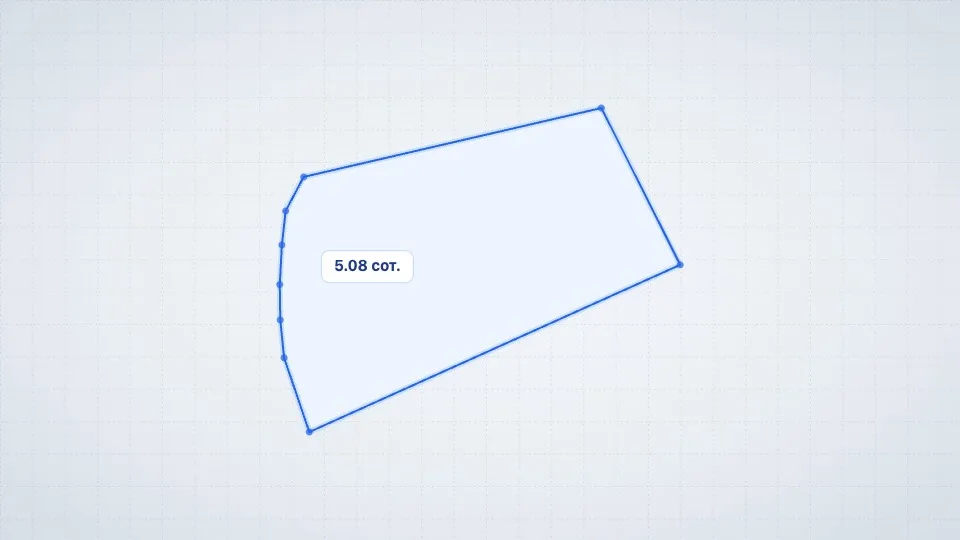 Участок 5.08 сот. ИЖС, Лучистое