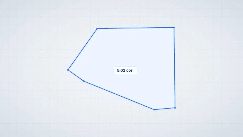 Участок 5.02 сот. ИЖС, Лучистое