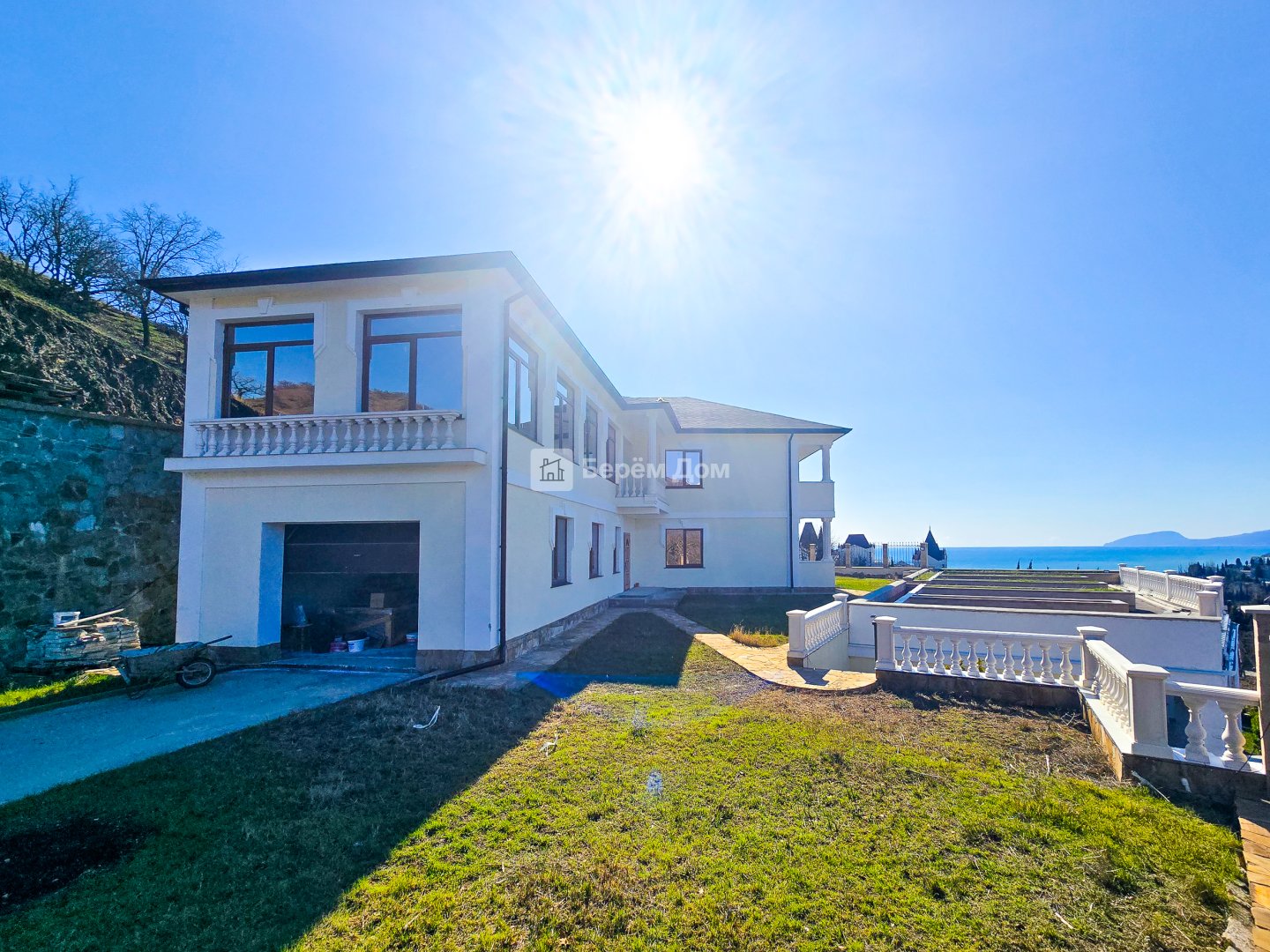 Дом 400 м2 на участке 7 сот с видом на море и горы — фото 3